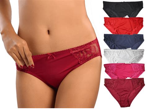 LoveByCho Women S Sexy Hipster Panties With Lace Bikini Pack Of 5