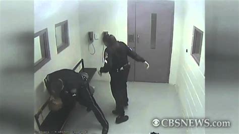 Caught On Tape Officer Hits Inmate Youtube