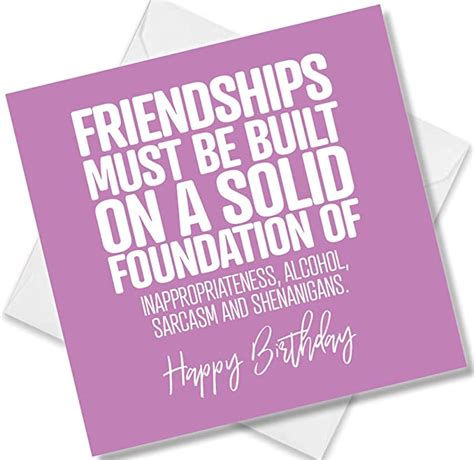 punkcards birthday card friend female friendships must be built on friend birthday card