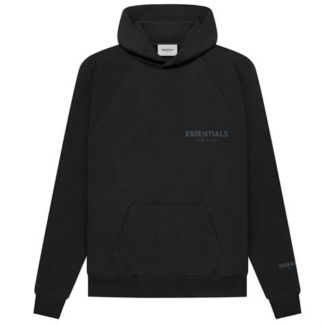 Fear Of God Essentials Pullover Hoodie Black