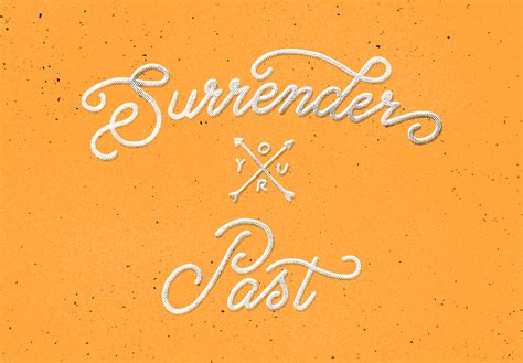 Surrender By Ian Barnard Typography Served Typography Letters