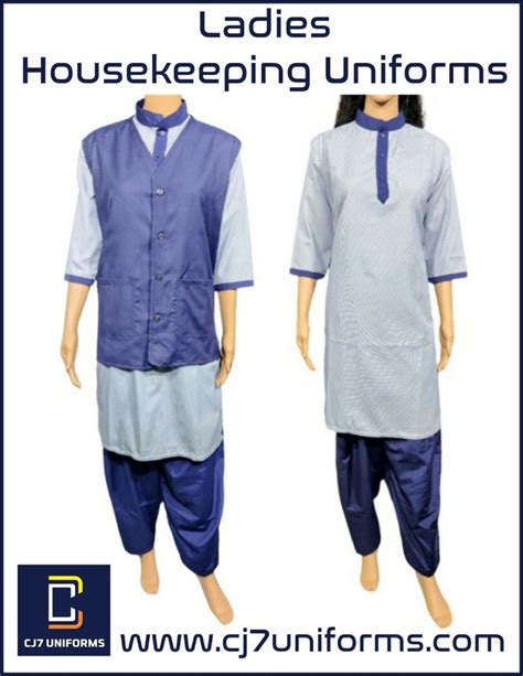 Cj7 Uniforms Blue Housekeeping Ladies Uniform At Rs 650piece In