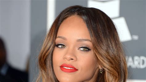 And The Name Of The Red Lipstick Rihanna Wore To The Grammys Is