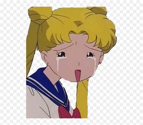 Sad Sailor Moon  Transparent Hd Png Download Vhv
