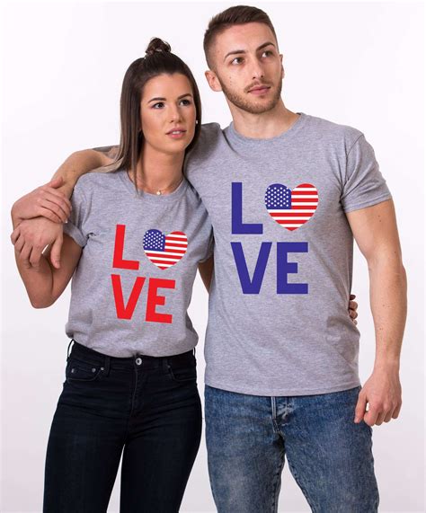 Cute 4th Of July Couple Shirts Couple Outfits