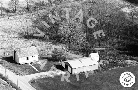 Vintage Aerial Ohio Coshocton County 1968 19 Oco 17