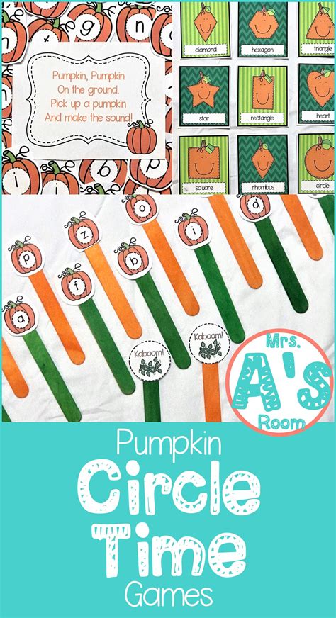 Pumpkins Circle Time Games | Mrs. A's Room | Preschool circle time, Circle time games, Circle time