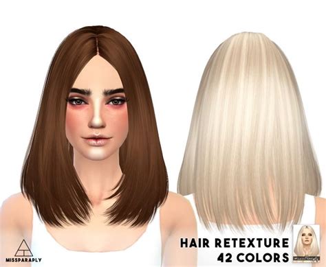 Skysims Hair Retextures At Miss Paraply Sims 4 Updates Hair Sims 4