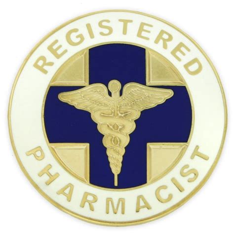 Pinmarts Registered Pharmacist Medical Caduceus Lapel Pin