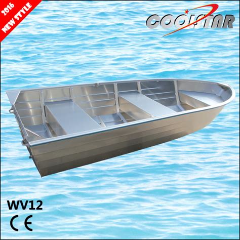 Flexible 12ft All Welded Aluminium Jon Boat With Square Gunwale And