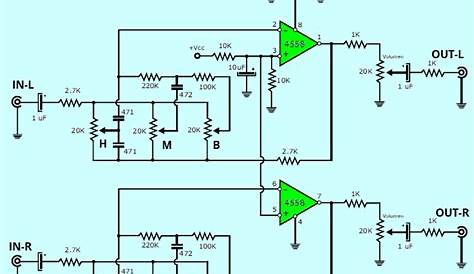 ic 4558 preamp circuit diagram