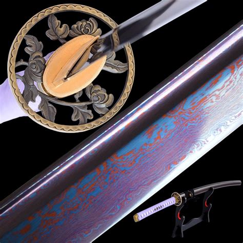 Swords And Sabers Knives Swords And Blades Damascus Hand Forged Katana