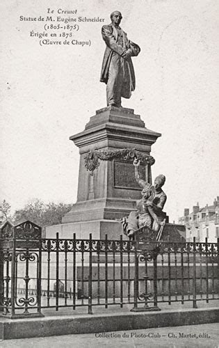 After world war ii , it evolved into schneider electric. Monument à Eugène Schneider - Le Creusot