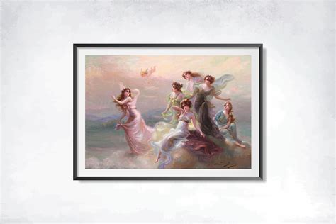 Digital 1900 The Dance Of The Nymphs And Cupid Edouard Etsy