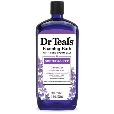 Dr Teals Foaming Bath Soothe And Sleep With Lavender Walgreens