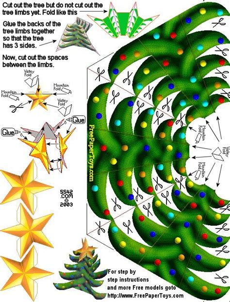 How To Make Christmas Tree Paper Craft Craft Paper Craft