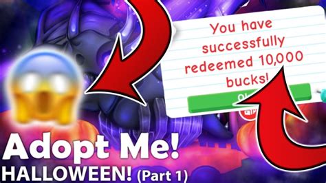 Robux* adopt me codes 2019 free halloween pets! ALL NEW ADOPT ME CODES (HALLOWEEN 2019) - New Halloween ...