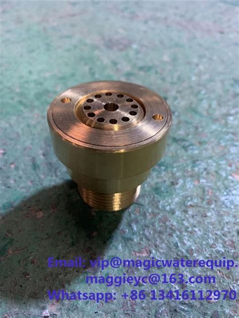 China Customized Customized Copper Dry Deck Water Fountain Nozzle