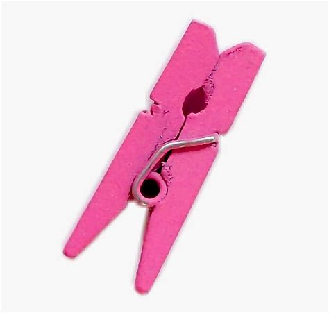Transparent Clothespins Clipart Pink Clothes Pin Clip Art Hd Png