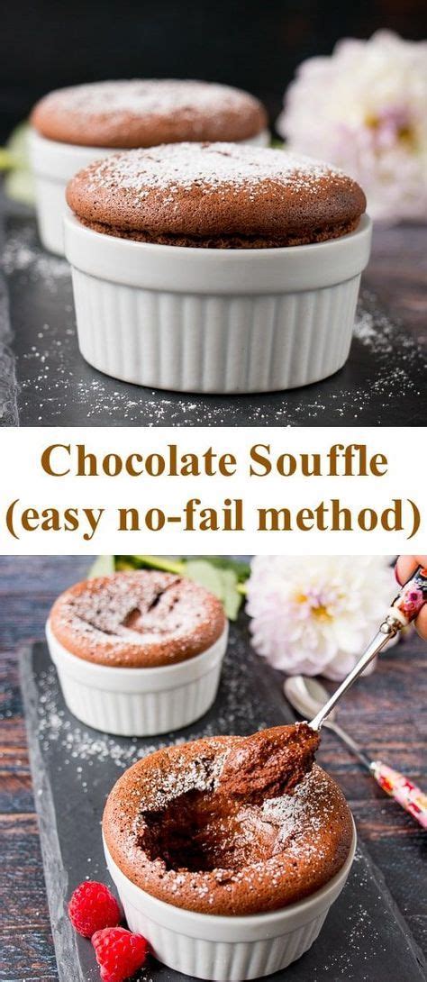 Chocolate Souffle Easy Foolproof Method Little Sweet Baker Recipe