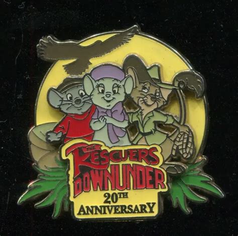 DISNEYS RESCUERS DOWN Under Th Anniversary LE Disney Pin