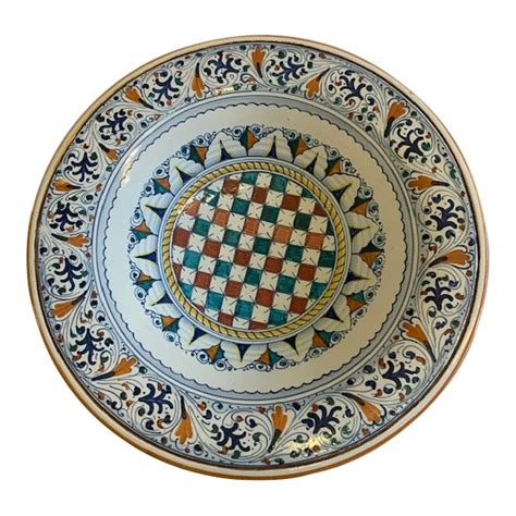 Vintage Italian Majolica Plate Chairish