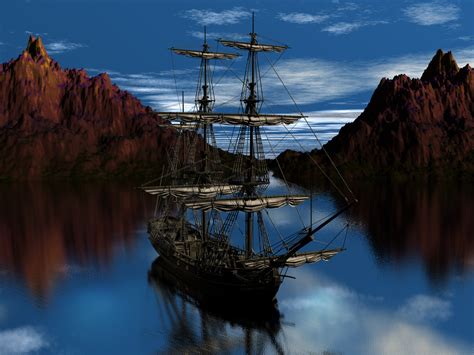72 Pirate Ship Wallpapers