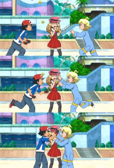 Serena And Her Two Teachers 3 Amourshipping 3ds Pokemon Pokemon X And Y Pokemon Ash And