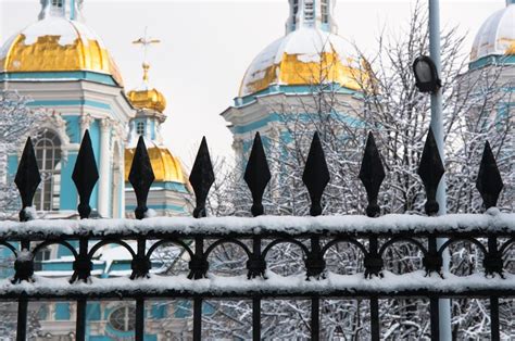 Religion Architecture Gold Roof Snow Free Image Download