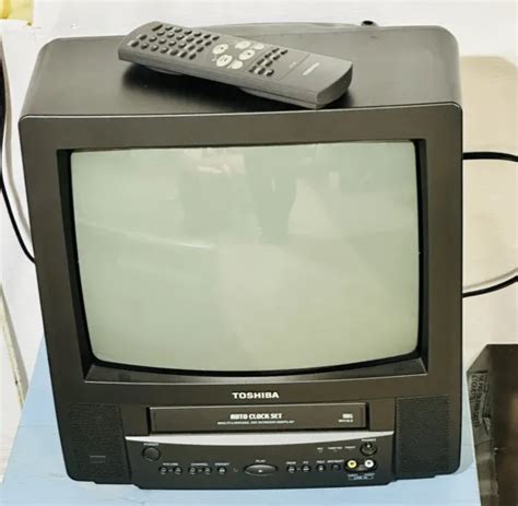 TOSHIBA MV13L3 13 CRT TV VCR VHS Combo Retro Gaming OEM Remote VC
