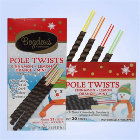 Bogdons Pole Twists Candy Reception Sticks Stick Candy Twist