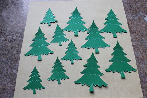 Handmade Paper Christmas Trees For Cardmaking Handmade Flowers Paper