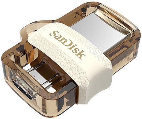 Sandisk Ultra Dual 64gb Usb 30 Otg Pen Drive Gold Online At Best