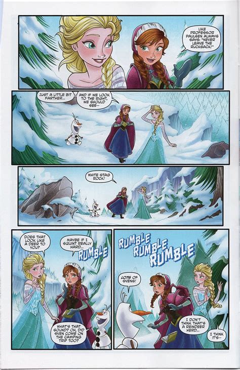 Disney Frozen Comic Page Frozen Comics Disney Frozen Elsa Art