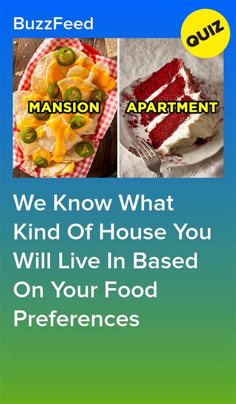 This Food Quiz Will Actually Reveal Your Future House Food Quiz
