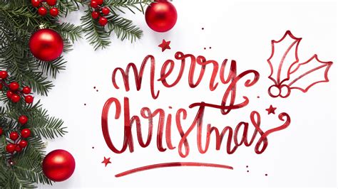 963 Merry Christmas On White Background Picture Myweb