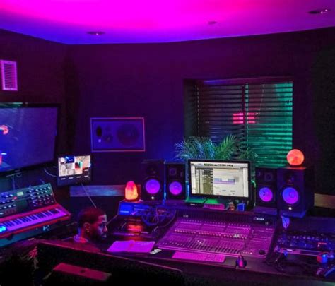 Sleazeburger In Paradise Neon Room Home Studio Music Game Room Design