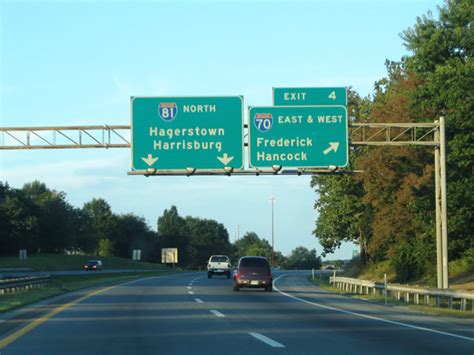 Interstate 81 North Aaroads Maryland