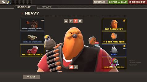 Got The Chicken Kiev From Halloween Contracts Made A Birb Loadout With