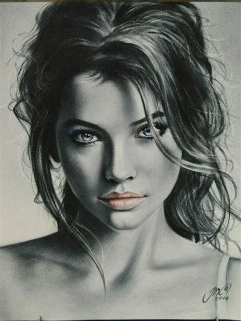 Beautiful Women Images In Art Pencil Portrait Drawing Realistic Pencil