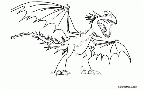 Dibujos De Como Entrenar A Tu Dragon 3 Para Colorear Para Colorear