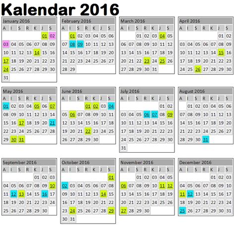 Jangan lupa untuk menghitung berapa banyak sisa cuti kamu di tahun 2017 karena akan ada banyak kesempatan. Kalendar Cuti Umum 2016 & Jadual Cuti Sekolah - BMBlogr