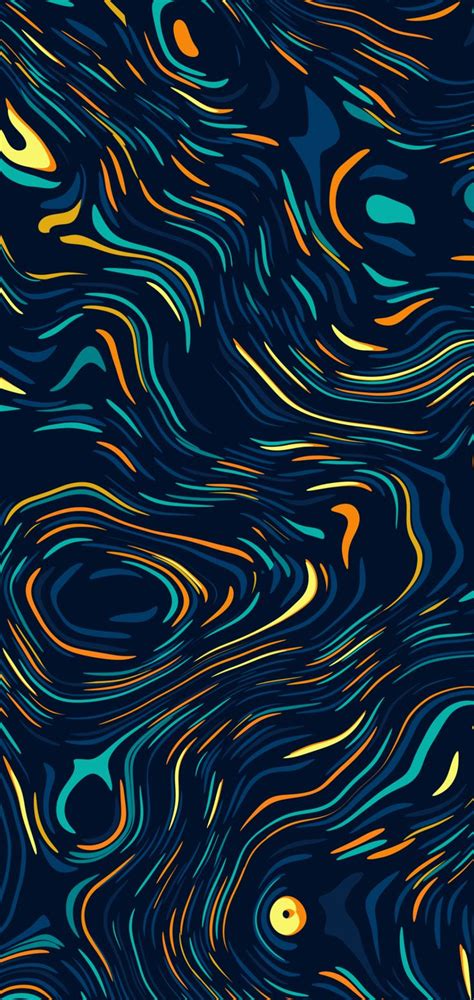 1080x2280 New Cool Swirl 4k Art One Plus 6huawei P20honor View 10