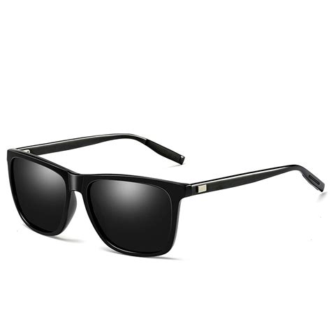 Roshari A37 Polarized Sunglasses For Men And Women Classic Square Sun Glasses Uv400 Mirror