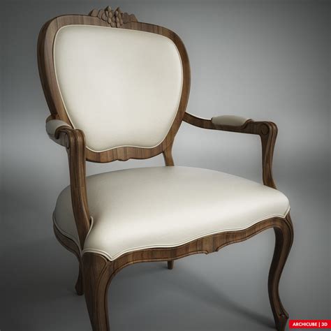 classic chair 004 3d model cgtrader