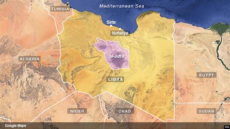 Libyan Desert Africa Map