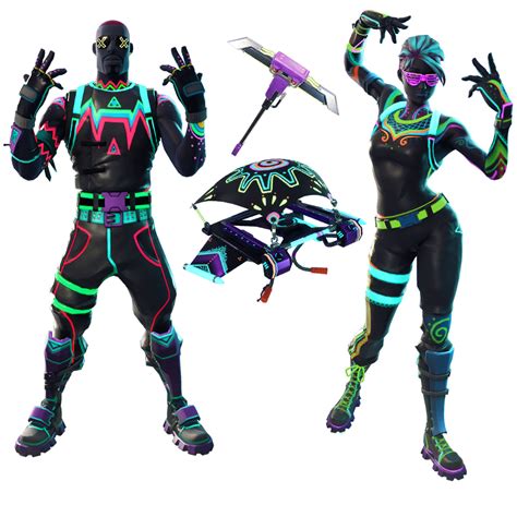 Fortnite Neon Glow Item Bundle Png Pictures Images