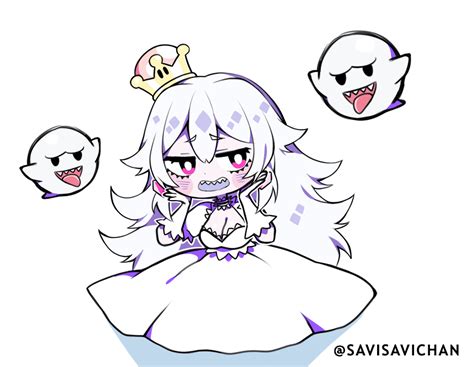 Princess King Boo And Boo Mario And 2 More Drawn By Savibyakushimc