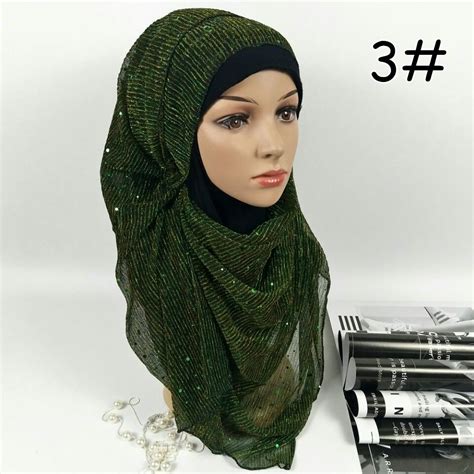 Wholesale Sex Arab Scarf Women Glitter Hijab 11 Colors Buy Sex Arab