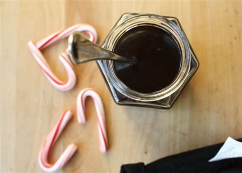 Leftover Candy Canes Make Salted Peppermint Fudge Sauce The Frugal Girl